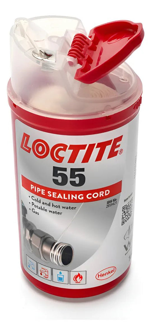 Sellador de roscas Loctite 55, rollo de 160 m, sellador de teflón para tuberías - Quierox - Tienda Online