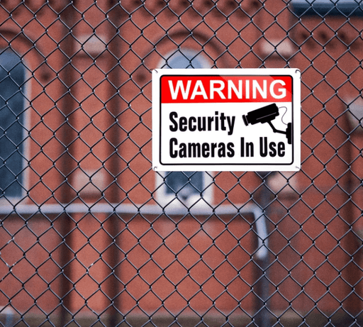 Señal de advertencia de videovigilancia, señal de uso, cámaras de seguridad - Quierox - Tienda Online