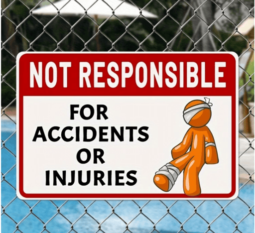 Señal de aluminio de advertencia de Metal para el hogar, patio de juegos - Quierox - Tienda Online