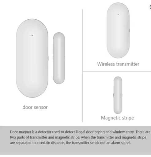 Sensor de puerta y ventana PGST para todos los sensores de espacio inteligentes - Quierox - Tienda Online