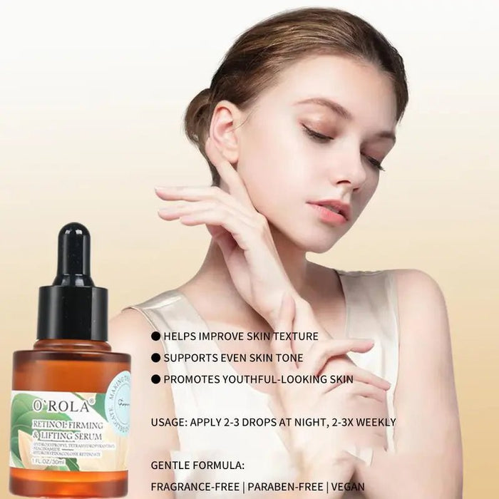 Sérum reafirmante y lifting con retinol para una piel radiante y luminosa por la mañana. - Quierox - Tienda Online