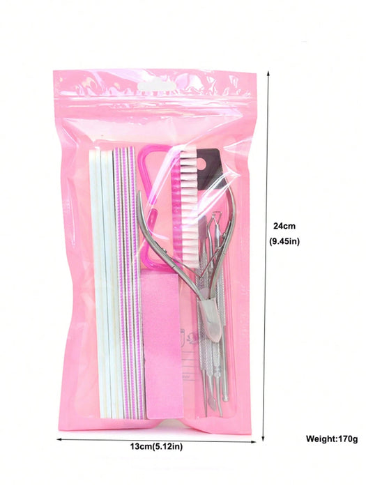 Set de 12 herramientas de manicura: kit profesional de cuidado de uñas. - Quierox - Tienda Online
