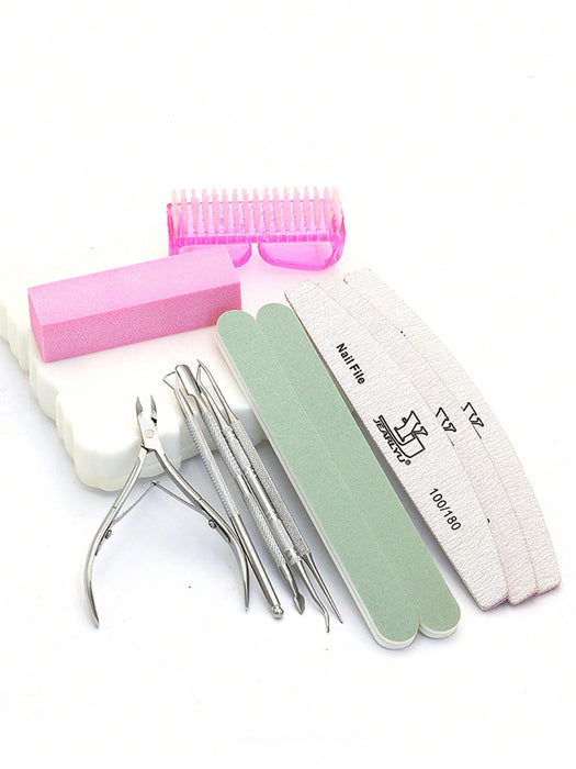 Set de 12 herramientas de manicura: kit profesional de cuidado de uñas. - Quierox - Tienda Online