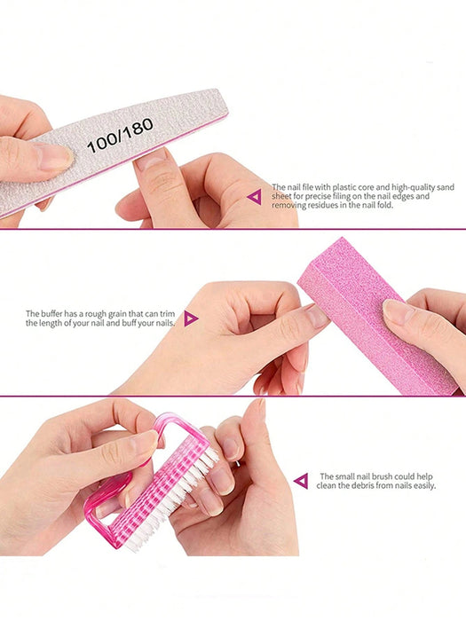Set de 12 herramientas de manicura: kit profesional de cuidado de uñas. - Quierox - Tienda Online