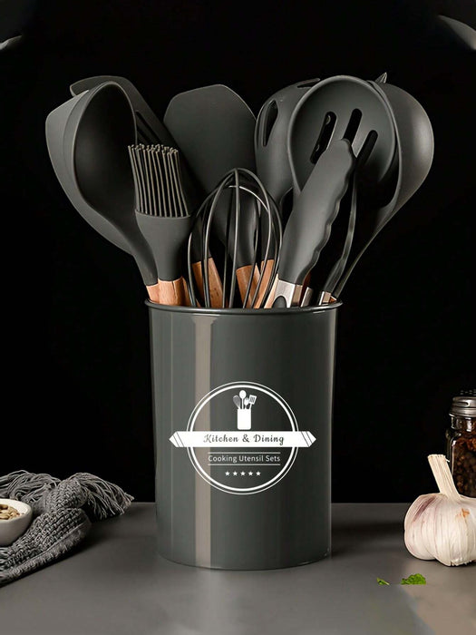 Set De 12 Utensilios De Cocina De Silicona - Quierox - Tienda Online