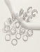 Set de 16 anillos con diseño geométrico de estilo punk, de moda vintage - Quierox - Tienda Online