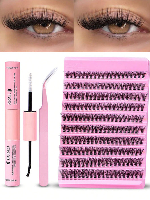 Set de 200 pestañas extensiones de pestañas postizas - Quierox - Tienda Online