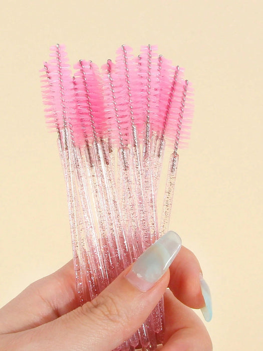 Set de 20pcs de brochas desechables de cristal de colores para extensión de pestañas - Quierox - Tienda Online