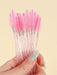 Set de 20pcs de brochas desechables de cristal de colores para extensión de pestañas - Quierox - Tienda Online