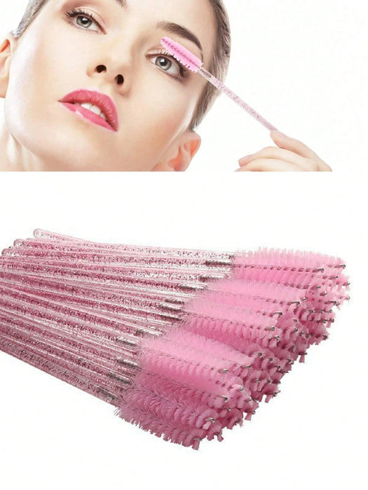 Set de 20pcs de brochas desechables de cristal de colores para extensión de pestañas - Quierox - Tienda Online