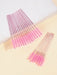 Set de 20pcs de brochas desechables de cristal de colores para extensión de pestañas - Quierox - Tienda Online