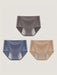 Set de 3 pares de bragas menstruales de cintura alta para mujer - Quierox - Tienda Online
