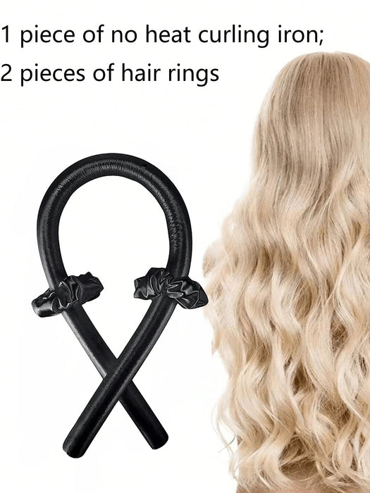 Set de 3 piezas de rizador de cabello sin calor, rizador de cabello sin calor, diadema rizada de seda - Quierox - Tienda Online