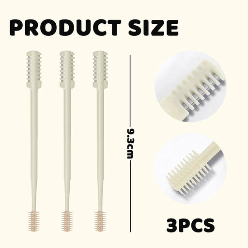 Set de 3 piezas para recortar el vello nasal: cuchillo de doble filo - Quierox - Tienda Online