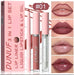 Set de 3 productos para labios (delineador de labios, labial líquido y aceite labial) - Quierox - Tienda Online