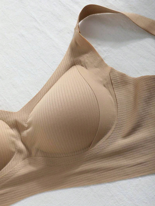 Set de 3 sujetadores deportivos sin costuras, transpirables y inalámbricos para mujeres - Quierox - Tienda Online