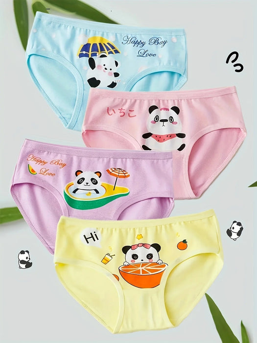 Set de 4 Bragas personalizadas para niñas, ropa interior 100% de algodón - Quierox - Tienda Online