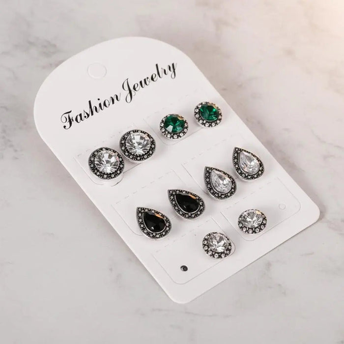 Set De 5 Aretes Bohemios Redondos Para Uso Diario - Quierox - Tienda Online