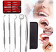 Set De 5 Kit Herramienta Dentales Limpieza Acero Inoxidable - Quierox - Tienda Online