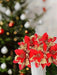 Set de 6 flores artificiales de Nochebuena, adorno navideño para árbol de Navidad - Quierox - Tienda Online