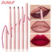 Set de 6 labiales y delineadores de labios DUNUF, contorno natural de labios - Quierox - Tienda Online
