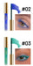Set de 6 mascaras de pestañas impermeables resistentes de distintos colores - Quierox - Tienda Online
