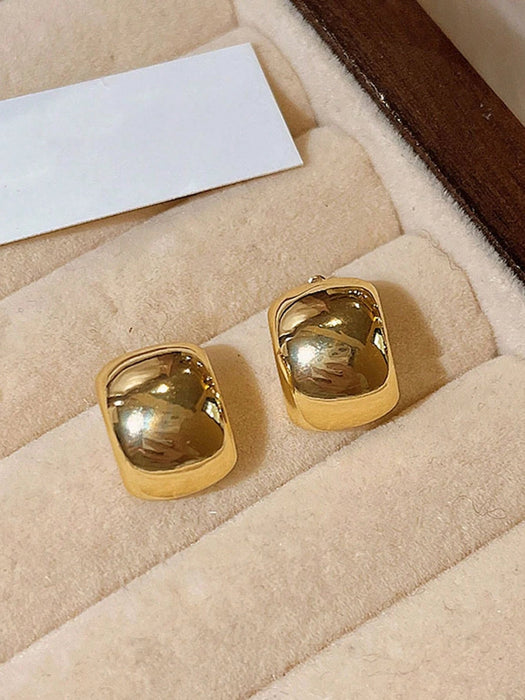 Set de 6pcs de aretes de perla con diseño de ojo de gato con superficie lisa - Quierox - Tienda Online