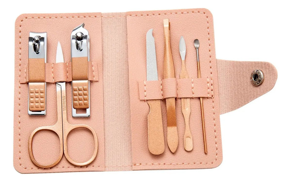 Set De 7 Cortauñas Portátil profesional, para uso personal - Quierox - Tienda Online