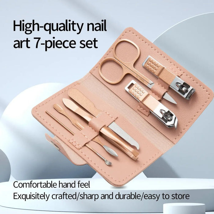 Set De 7 Cortauñas Portátil profesional, para uso personal - Quierox - Tienda Online