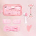 Set de 7 piezas rosa para la limpieza facial - Quierox - Tienda Online