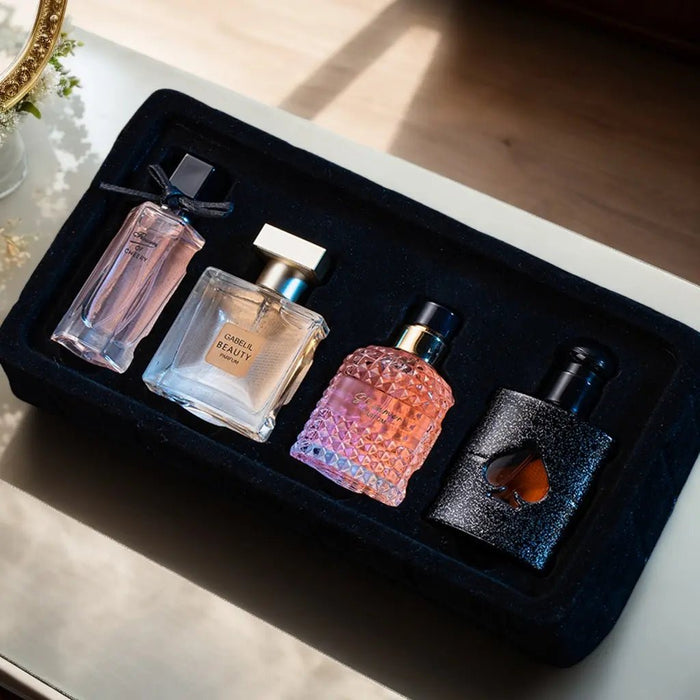 Set de cuatro piezas de Eau De Parfum para mujer de Flower Story en caja de regalo - Quierox - Tienda Online
