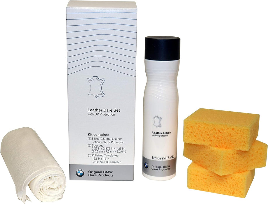 Set de cuidado de cuero BMW con protección UV para vehiculo - Quierox - Tienda Online