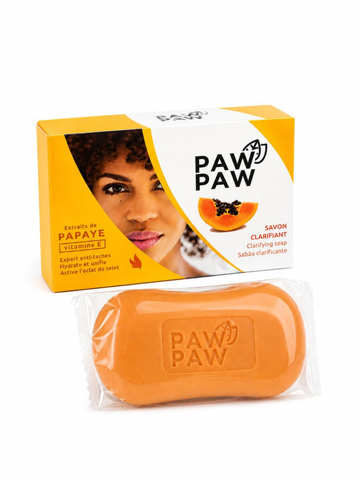 Set de Jabones de Papaya, 180 g, 2 Barras, Extracto de Papaya, Vitamina E, Purificante, Iluminador de la Piel - Quierox - Tienda Online