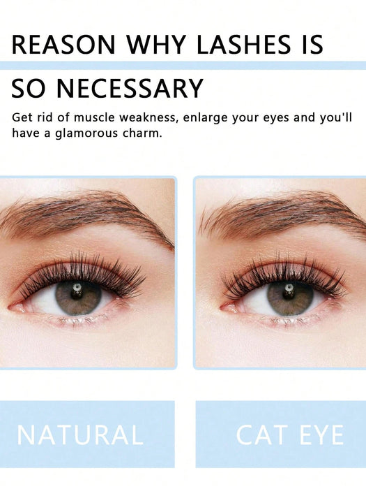 Set de pestañas SANISHI Lashes, 144 unidades D - Curl de 9 - 16 mm de largo - Quierox - Tienda Online