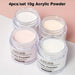 Set de Polvo para Uñas Acrílicas GELHR - 4 Colores (Transparente, Rosa, Blanco, Nude) - Quierox - Tienda Online