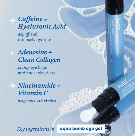 Set dúo de crema hidratante para ojos y crema hidratante belif Hello Kitty Aqua Bomb (1.35 fl oz, 2 unidades) - Quierox - Tienda Online