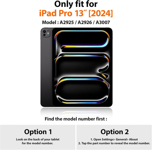 SEYMAC Funda para iPad Pro de 13 pulgadas 2024 M4 (7ª generación), funda protectora resistente - Quierox - Tienda Online