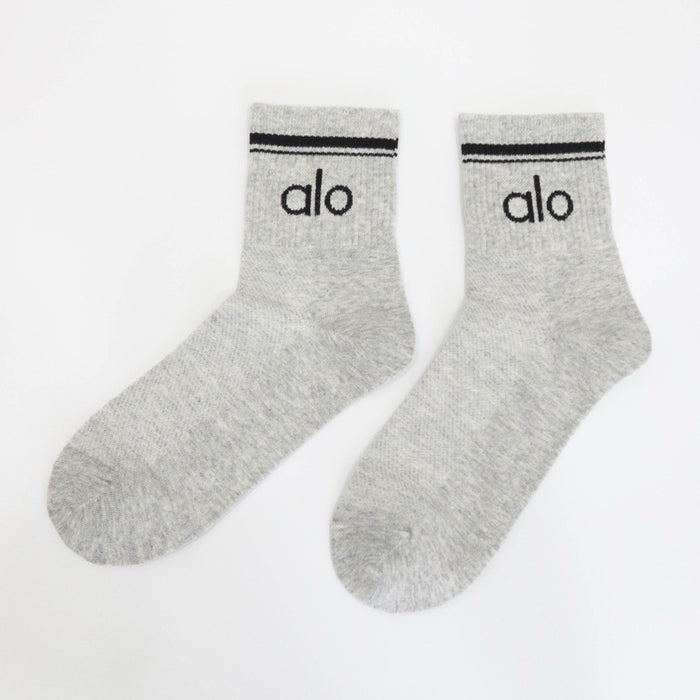 ALO Calcetín de caña media Throwback unisex