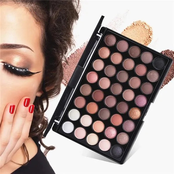 POPFEEL Paleta de sombras de ojos de 40 colores