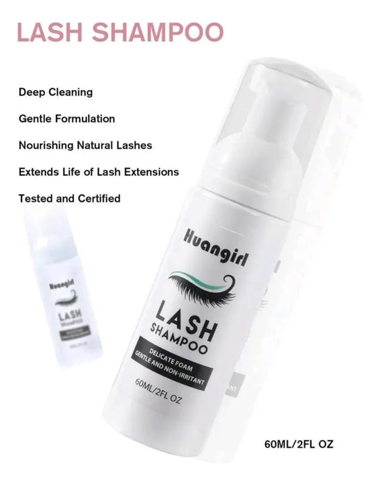 Shampoo Para Pestañas + Dispensador Agua + Cepillo - Quierox - Tienda Online