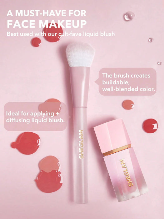 SHEGLAM Brocha SintéTica Para Rubor LíQuido Color Bloom, Con DiseñO De Kitty Paw - Quierox - Tienda Online