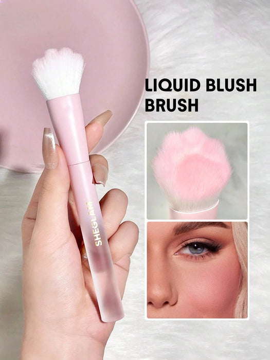 SHEGLAM Brocha SintéTica Para Rubor LíQuido Color Bloom, Con DiseñO De Kitty Paw - Quierox - Tienda Online