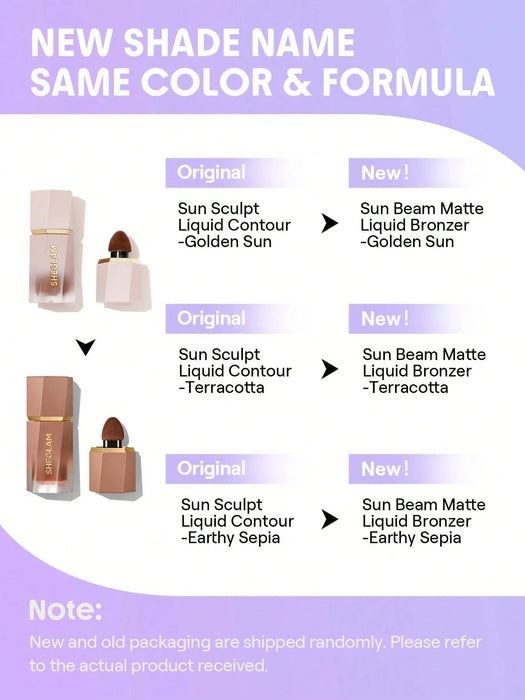 SHEGLAM Bronceador líquido mate Sun Beam - Quierox - Tienda Online