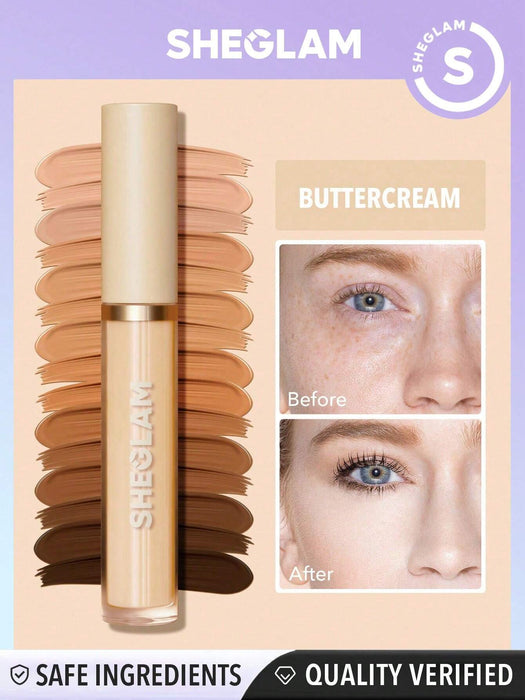 SHEGLAM Corrector de cobertura total de 12 horas - Corrector líquido mate almendra - Quierox - Tienda Online
