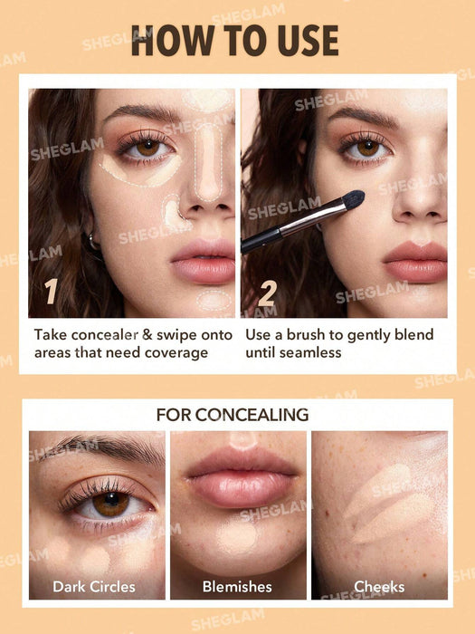 SHEGLAM Corrector en crema de retoque rápido - Dorado - Quierox - Tienda Online