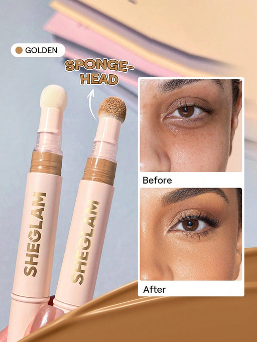 SHEGLAM Corrector - Esponja dorada - Aplicador de color líquido mate - Quierox - Tienda Online