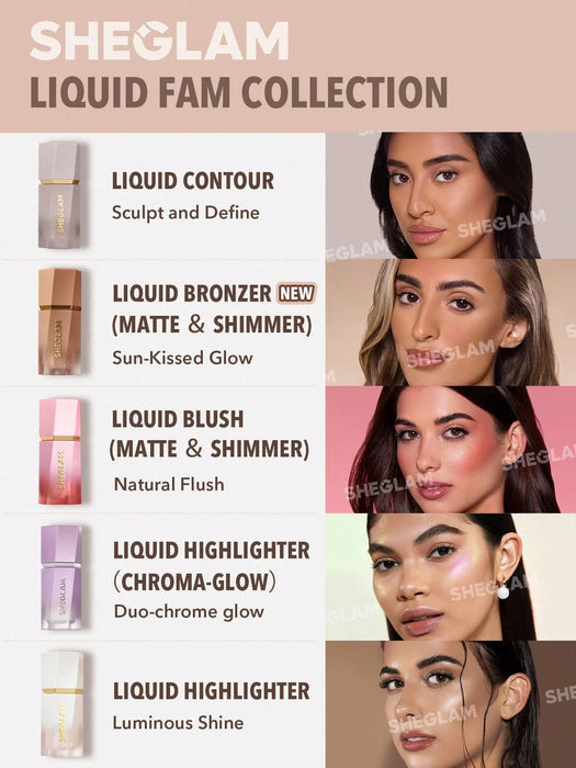 SHEGLAM Crema de gel bronceadora suave Contorno no graso Larga duración - Quierox - Tienda Online