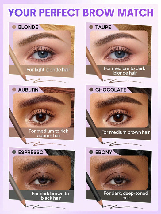 SHEGLAM Fluff Line Lápiz de cejas - Chocolate, Pintura Facial - Quierox - Tienda Online
