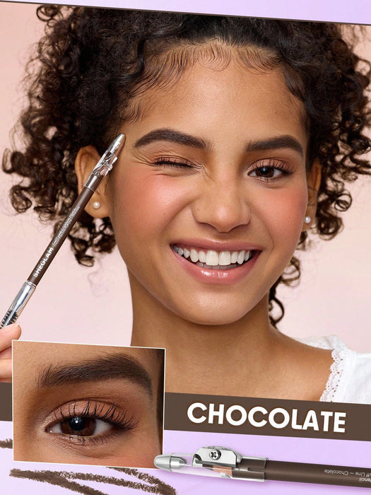 SHEGLAM Fluff Line Lápiz de cejas - Chocolate, Pintura Facial - Quierox - Tienda Online