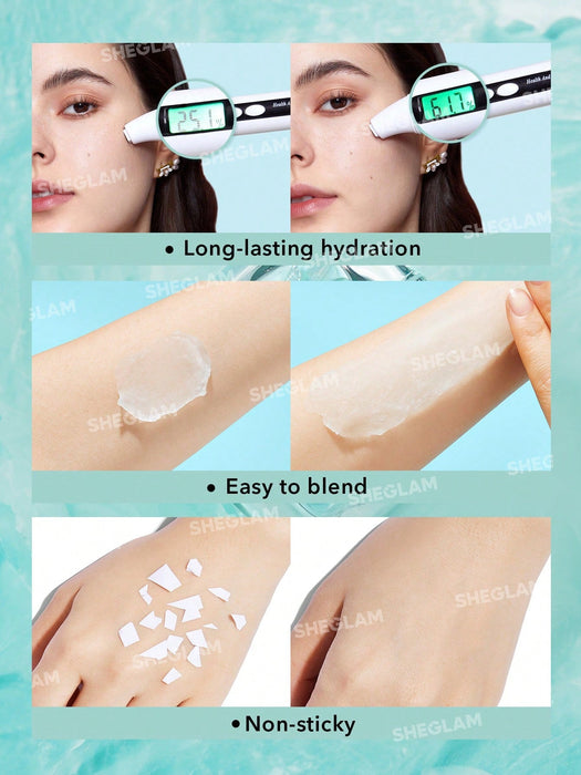 SHEGLAM Glacier Glo Smoothing Primer Hidratante de larga duración Prebase facial hidratante Control de grasa - Quierox - Tienda Online